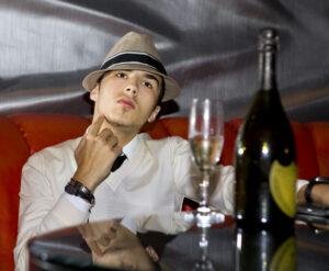 Young man thinking Dissatisfied young man thinking